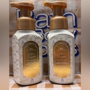 NEW B&BW (2) Life’s A Fairytale Foaming Hand Soaps Disney Princess Collection